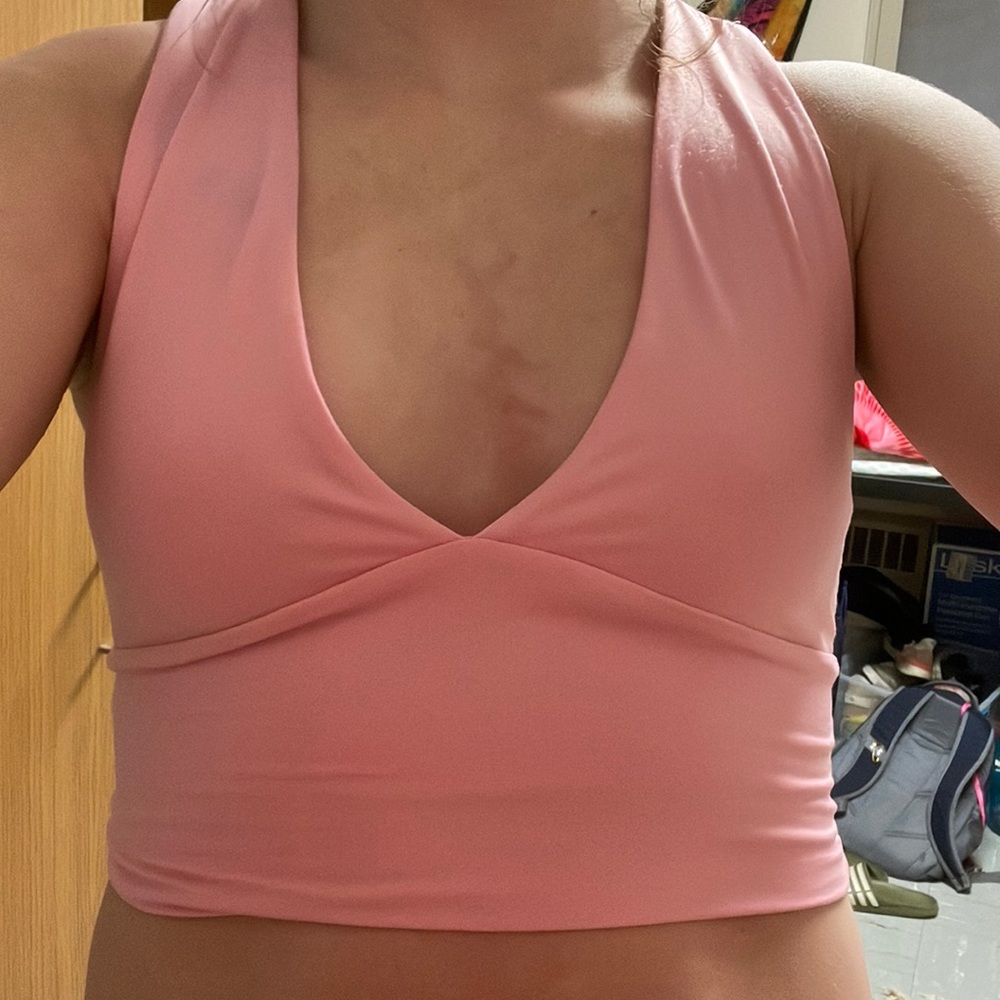 Pink Crop Top